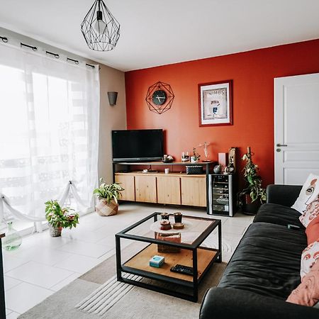 Appartement T3 Cosy Et Lumineux Avec Garage A 2 Pas Du Centre ! à Nîmes Extérieur photo